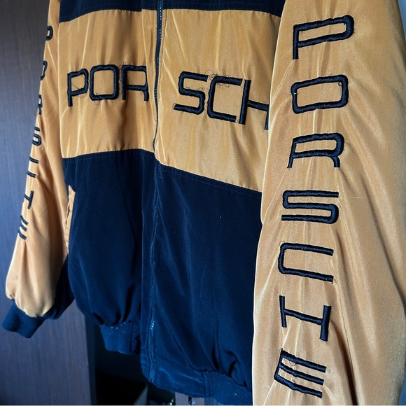 Porsche Racing Jacket Black and Tan - Picture 2 of 16